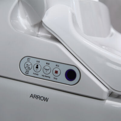 ARROW Electric Smart Toilet with Heated Seat, Siphon Jet Flushing and Self-cleaning Glazed Ceramic