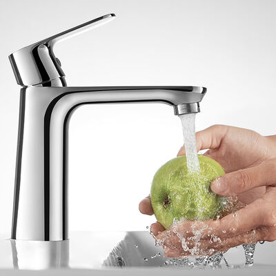 ARROW Modern Polished Chrome Brass Ceramic Valve Core Basin Mixer Faucet Single Hole Deck Mounted with 5 Year Warranty