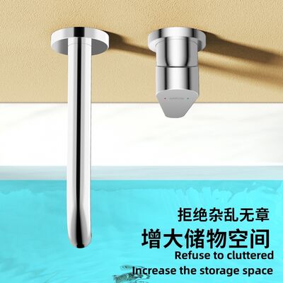 5 Year Warranty Brass Construction Wall-mounted Basin Mixer Faucet for Bathroom and Hotel