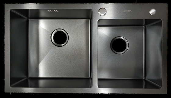 SUS304 Stainless Steel Kitchen Sink Under Mount With overflow