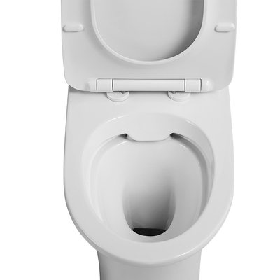 Washdown Two Piece Ceramic Toilet 654*398*810mm For Bathroom