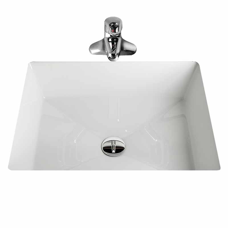 Ceramic Small Under Counter Wash Basin 495x395x196mm for Bathroom
