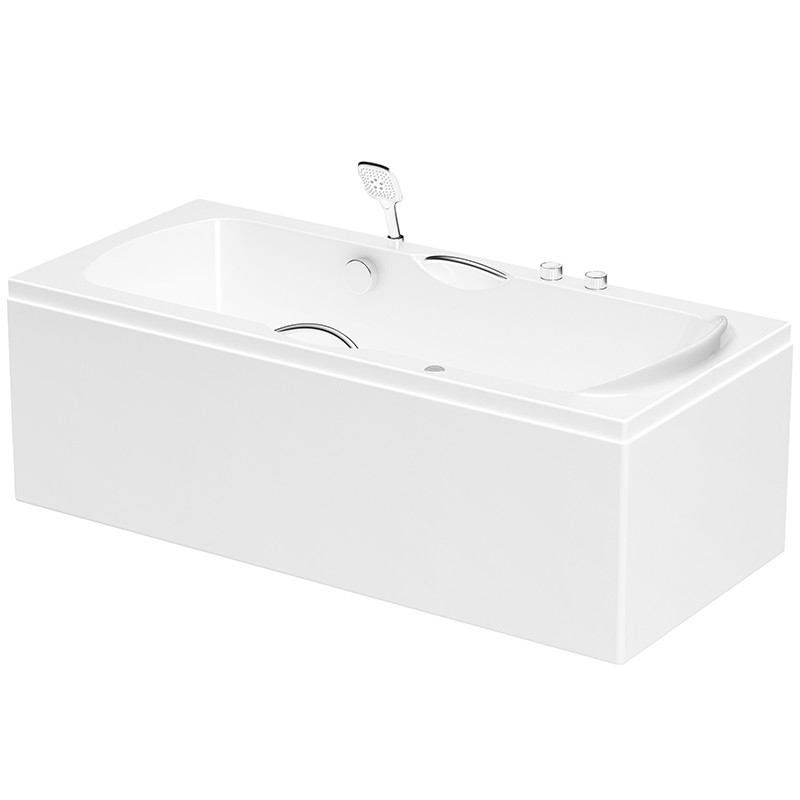 AQ18803SQ Free Standing Bathtub , Bubble Massage Bathtub Acrylic Material